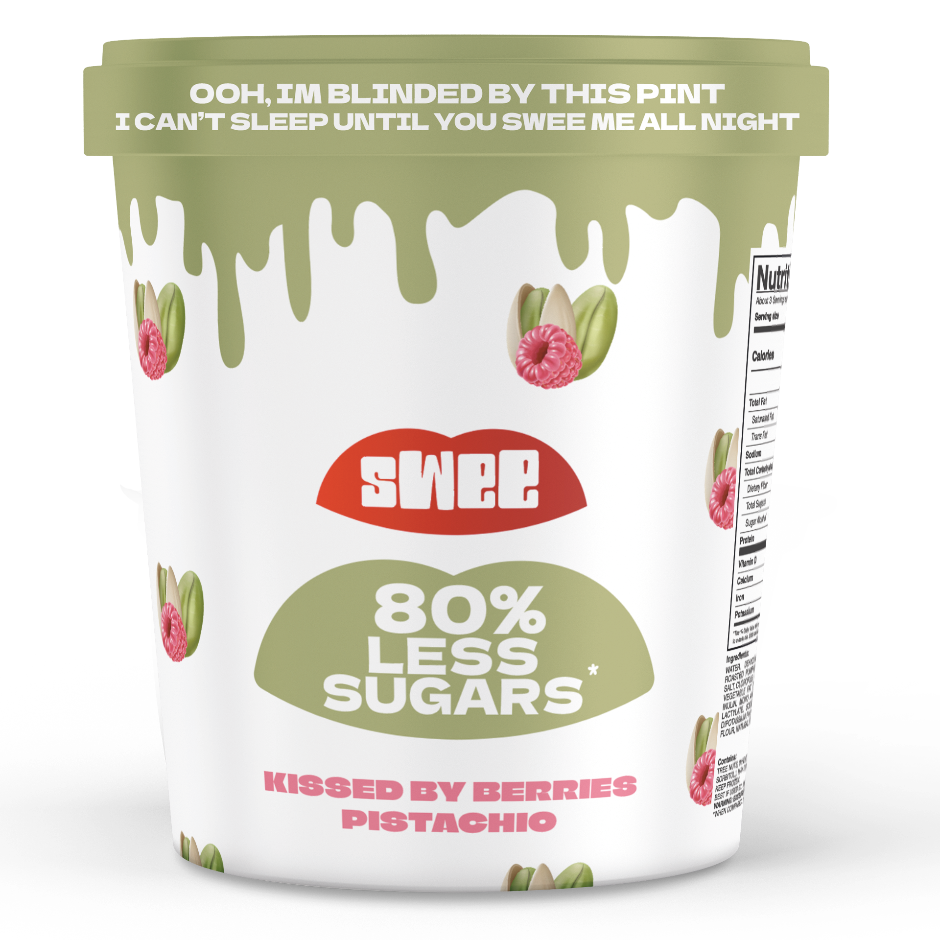 Kissed By Berries Pistachio 440ml